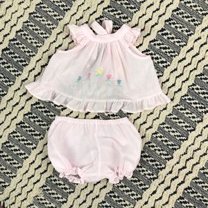 Baby Girl Vintage Cute 2 Piece